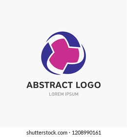 Abstract logo icon. Corporate style