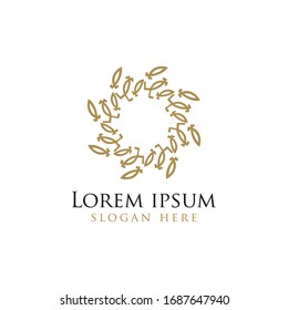 Abstract  logo icon design. Elegant crown line symbol. Universal premium vector sign