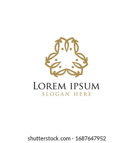 Abstraktes Logo-Icon-Design. Elegantes Kronenzeichen. Universelles Premium-Vektorillustration-Zeichen