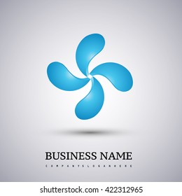 abstract logo Icon design element.