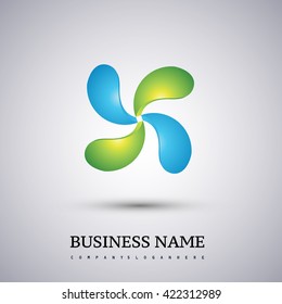 abstract logo Icon design element.