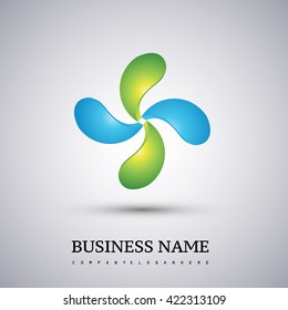 abstract logo Icon design element.