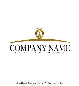 Abstract logo icon design minimal style illustration. Family teamwork coworking emblem sign symbol logotype.