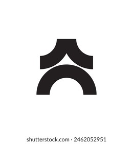 abstract logo icon design symbol.