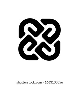 Logo abstracto. Diseño de iconos. Elementos de plantilla - signo vectorial