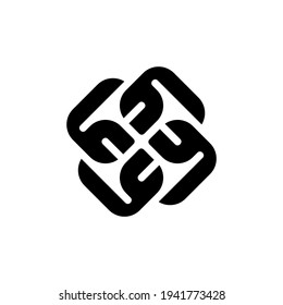 Abstraktes Logo. Symboldesign. Vorlagenelemente - Vektorsymbol