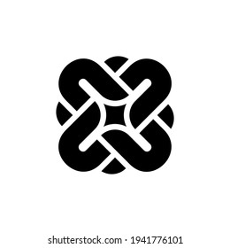 Logo abstracto. Diseño de iconos. Elementos de plantilla - signo vector