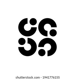 Logo abstracto. Diseño de iconos. Elementos de plantilla - signo vector