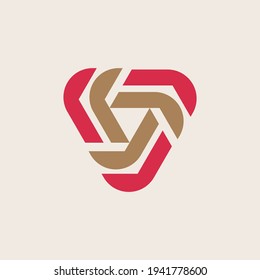 Abstraktes Logo. Symboldesign. Vorlagenelemente - Vektorsymbol