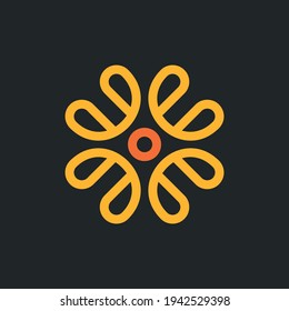 Logo abstracto. Diseño de iconos. Elementos de plantilla - signo vector