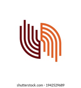Logo abstracto. Diseño de iconos. Elementos de plantilla - signo vector