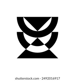 Abstraktes Logo. Symboldesign. Vorlage Elemente. Geometrische abstrakte Logos