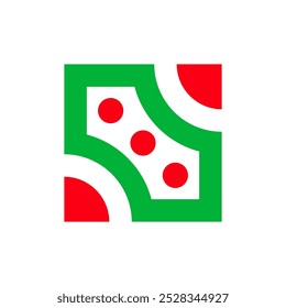 Abstraktes Logo. Symboldesign. Vorlagenelemente. Geometrische abstrakte Logos