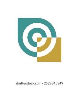 Abstraktes Logo. Symboldesign. Vorlagenelemente. Geometrische abstrakte Logos