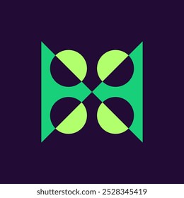 Abstraktes Logo. Symboldesign. Vorlagenelemente. Geometrische abstrakte Logos