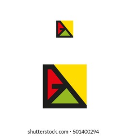 Abstract logo icon design template elements with letter Z.