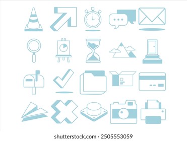 Abstract Logo Icon Element Set
