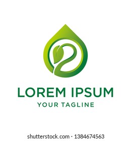 abstract logo icon leaf concept, environment, healthy, green technology  - Vector