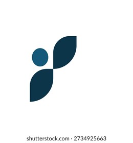 abstract logo icon line free stock illustration