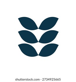 abstract logo icon line free stock illustration