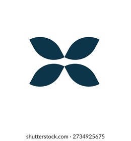 abstract logo icon line free stock illustration