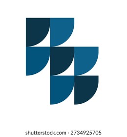abstract logo icon line free stock illustration