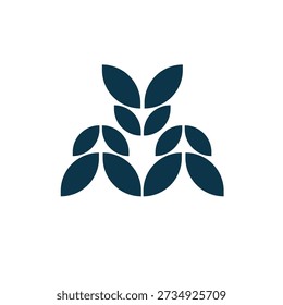 abstract logo icon line free stock illustration
