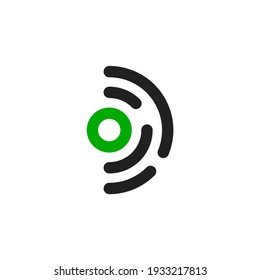 icono de logotipo abstracto con estilo de línea. adecuado para propósitos de diseño gráfico