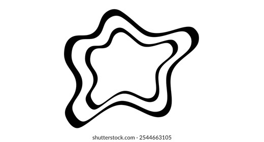Abstract logo, illustration and vector art.
