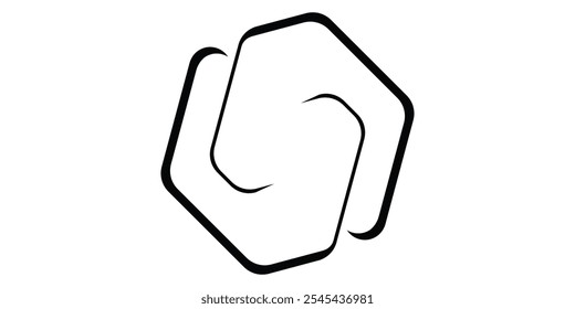 Abstract logo, illustration and vector art.