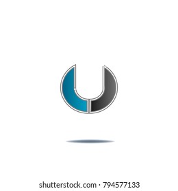 abstract logo illustration vector isolated on white background