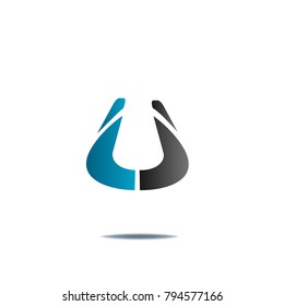 abstract logo illustration vector isolated on white background