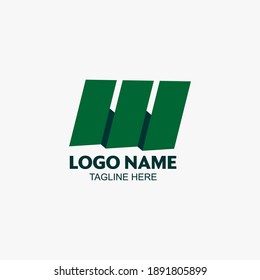 abstract logo initial W vector.eps