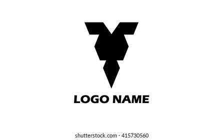 Abstract logo, label, badge, emblem or logotype.