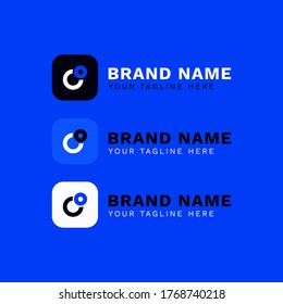 Abstract logo letter G, complete with business card letterhead, is ready to use for your needs.