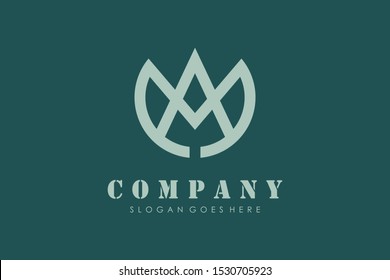 Abstract Logo Letter A and M Vector Logo Concept
