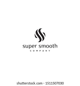 logotipo abstracto con concepto de diseño de letra ss