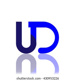 Abstract logo, letters design, vector illustration