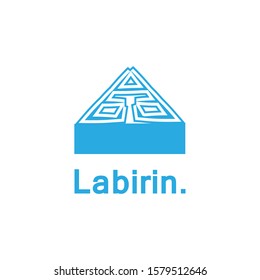 Abstract logo line design concept for business company or brand identity