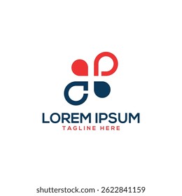 abstract logo mark design modern minimal concept for business company startup