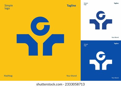 Abstract logo. Minimalist logo design. Creative logo. Beautiful and simple elements.