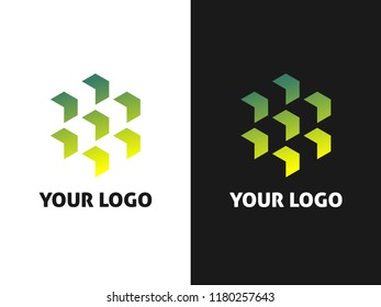 Abstract logo. Minimalistic logo design. Beautiful and simple element.