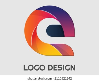 Abstract logo. Minimalistic design. Beautiful and simple element.
