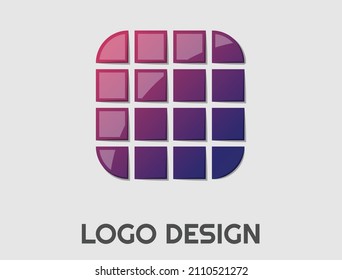 Abstract logo. Minimalistic design. Beautiful and simple element.
