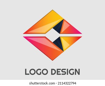 Abstract logo. Minimalistic design. Beautiful and simple element.