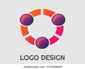 Abstract logo. Minimalistic design. Beautiful and simple element.