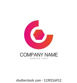 Abstract logo. Minimalistic logo design. Creative logo. Beautiful and simple element. Business design template logo icon. Vector color emblem sign.