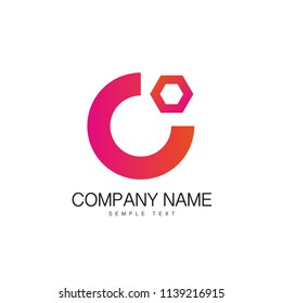 Abstract logo. Minimalistic logo design. Creative logo. Beautiful and simple element. Business design template logo icon. Vector color emblem sign.