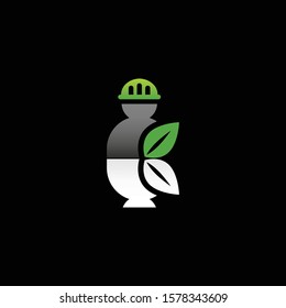 Abstract logo. Minimalistic logo design. Creative logo icon on black background. Beautiful and simple element.