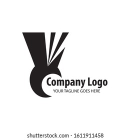 Abstract logo. Minimalistic logo design. Creative logo. Beautiful and simple element.